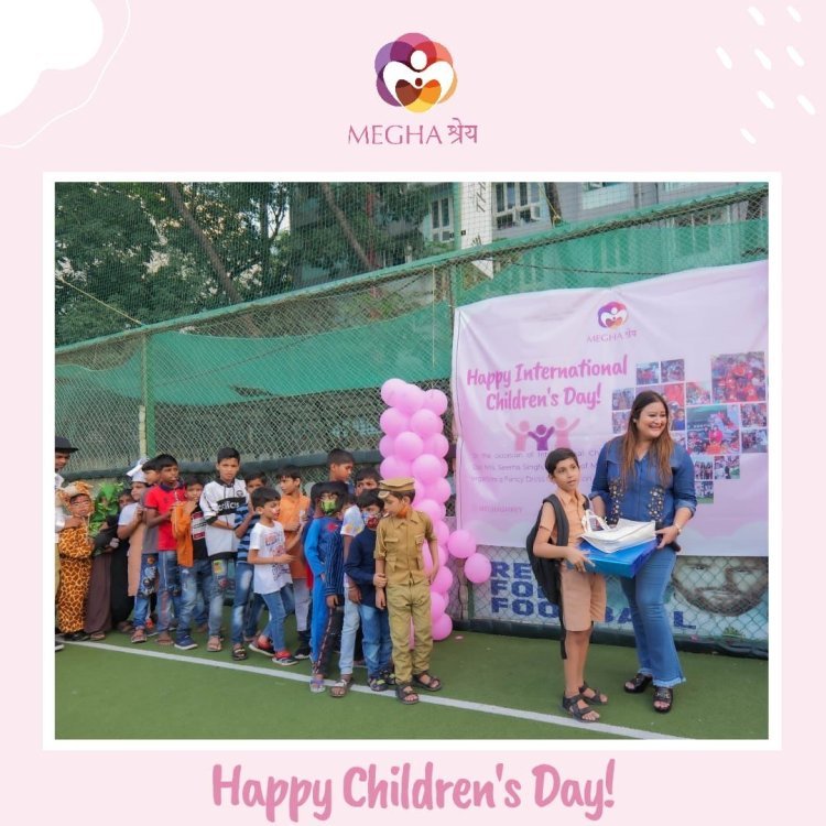 Seema Singh Founder of Meghashrey NGO celebrated Children's Day